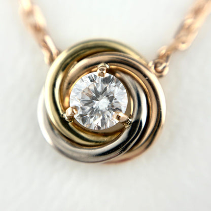 Cartier Trinity de Cartier Diamond Yellow Gold Pendant — view 2