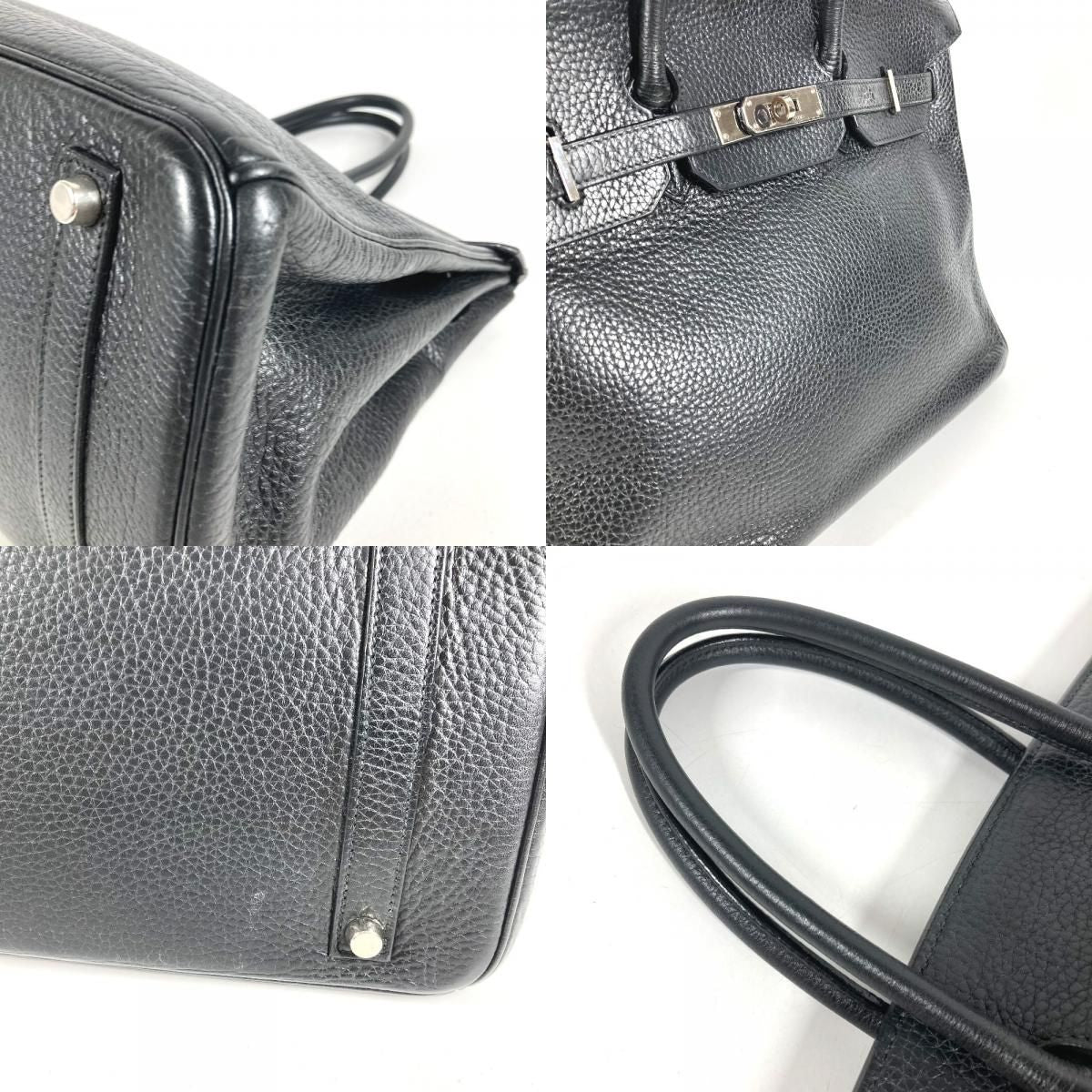 Hermes Handbag Birkin 35 Leather Black — view 7