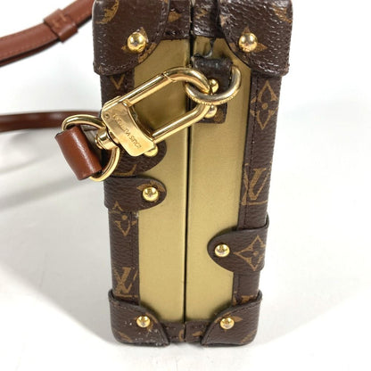 Louis Vuitton Shoulder Bag Petite Malle Fornasetti Monogram Leather Gold — view 5
