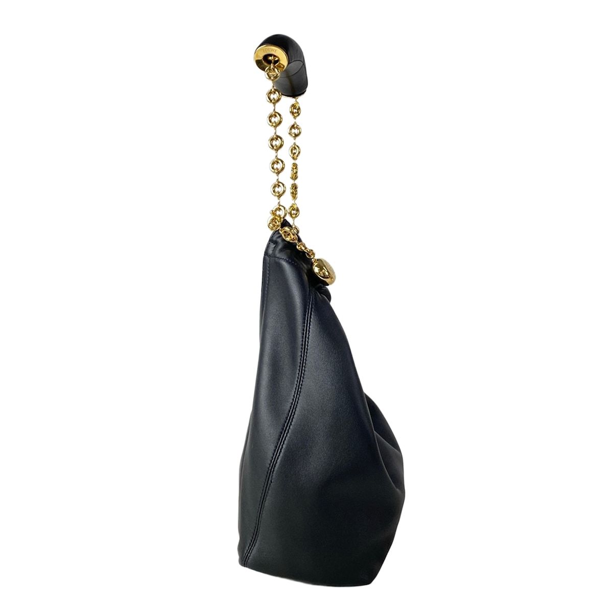 Loewe Shoulder Bag Squeeze Black Chain Leather — view 2