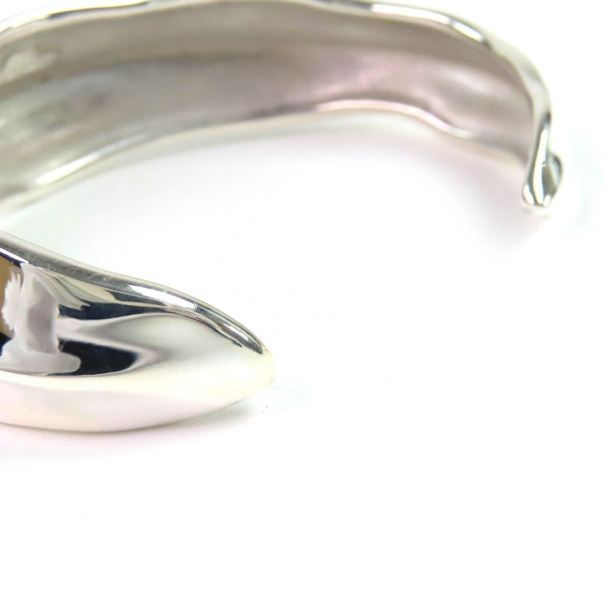 Tiffany & Co Leaf Bangle 925 Vintage Bracelet Silver — view 6