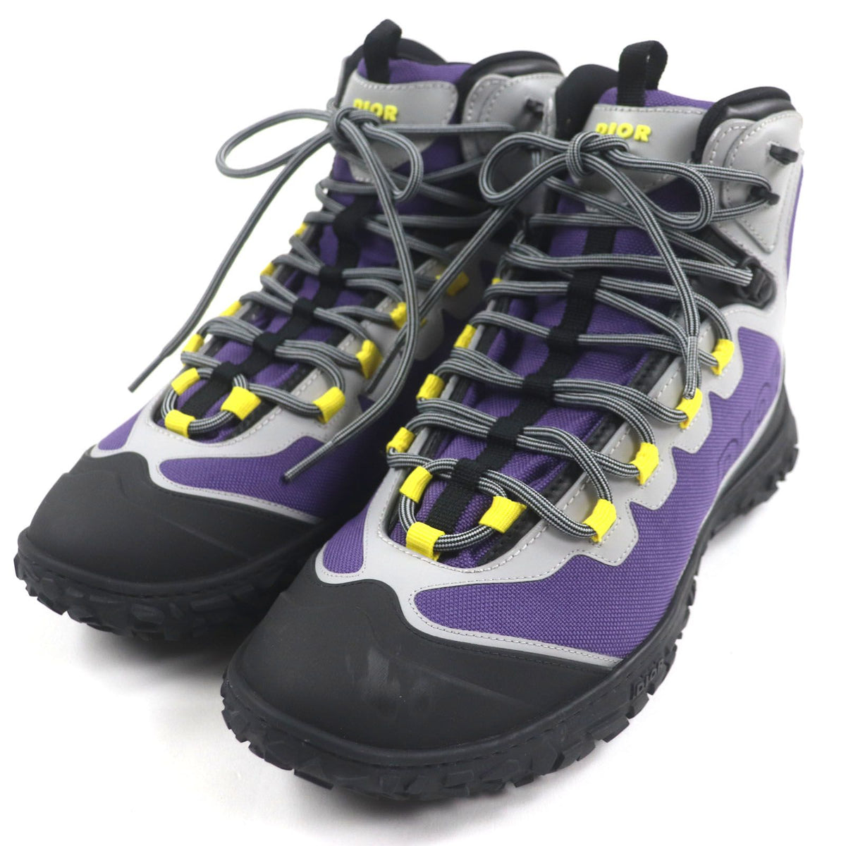 Dior Homme Di Horizon Technical Mesh Rubber Hiking Sneakers Ankle Boots