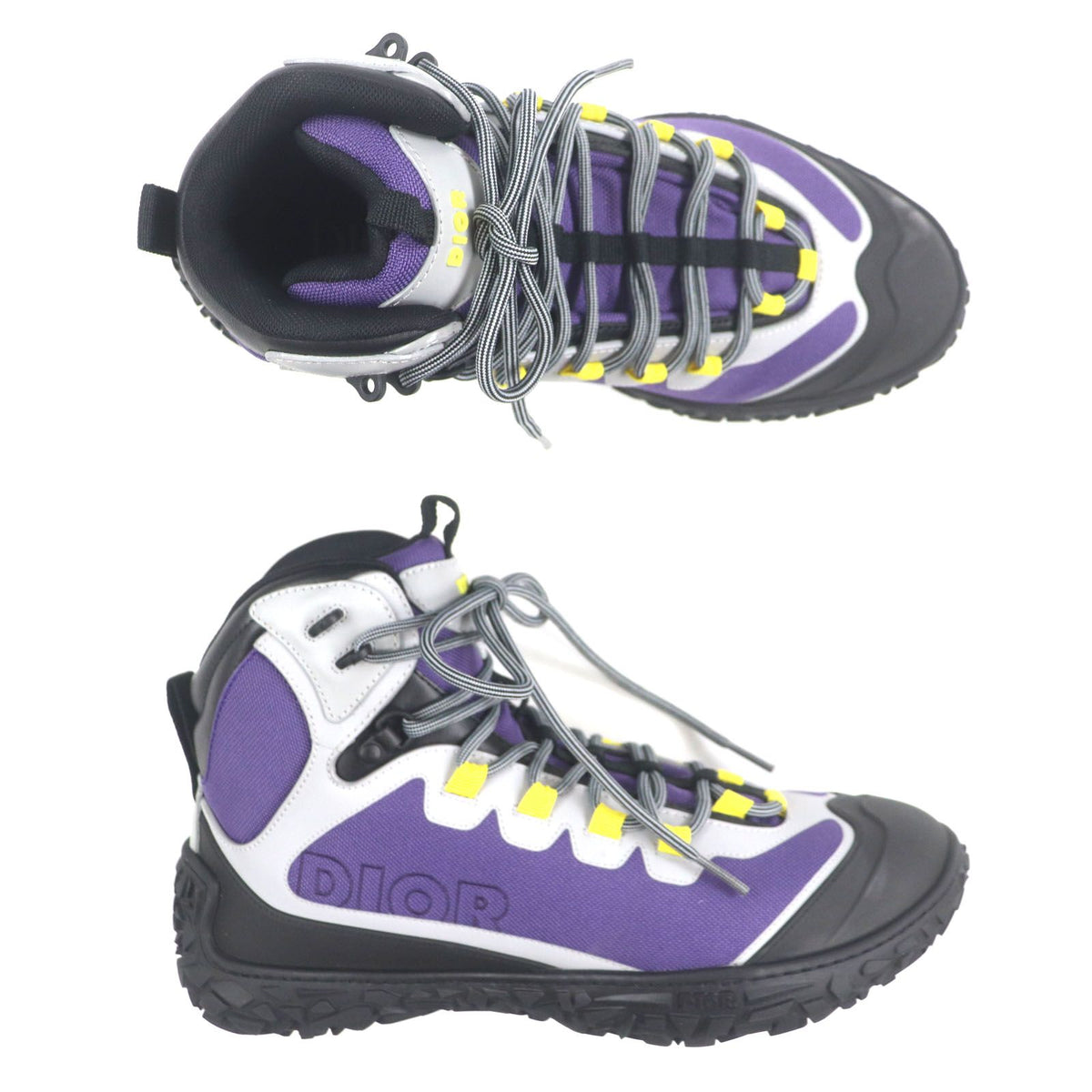 Dior Homme Di Horizon Technical Mesh Rubber Hiking Sneakers Ankle Boots — view 5