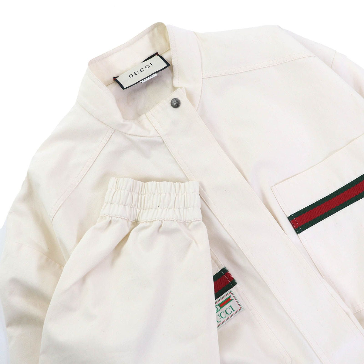 Gucci Cotton 100% le Rose DI Eliogabalo Web Line Logo Jumpsuit Overalls — view 3