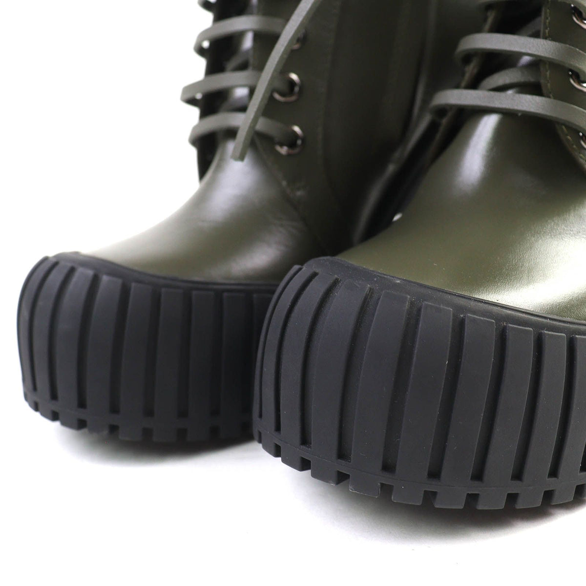 Louis Vuitton Ruby Line Lace-up Short Boots Ankle Khaki — view 2