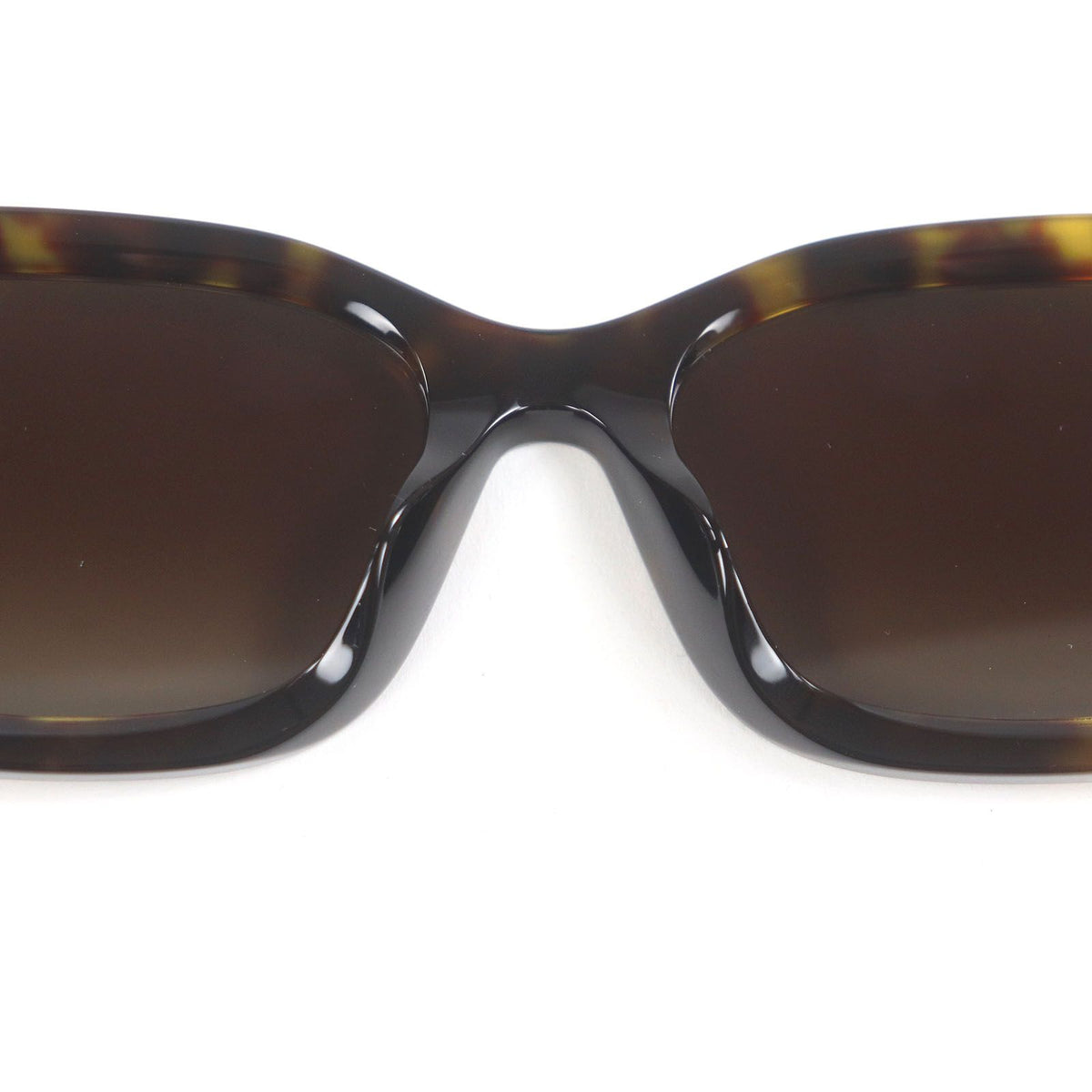 Chanel Rectangle Shape CC Logo Eyewear Sunglasses Tortoiseshell Pattern 53 Demo — view 6