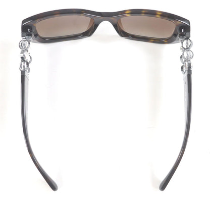 Chanel Rectangle Shape CC Logo Eyewear Sunglasses Tortoiseshell Pattern 53 Demo — view 5