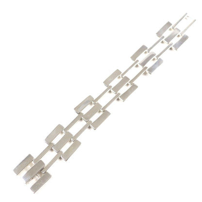 Gucci Vintage Heavy Gate Link Bracelet 925 Sterling Silver — view 2