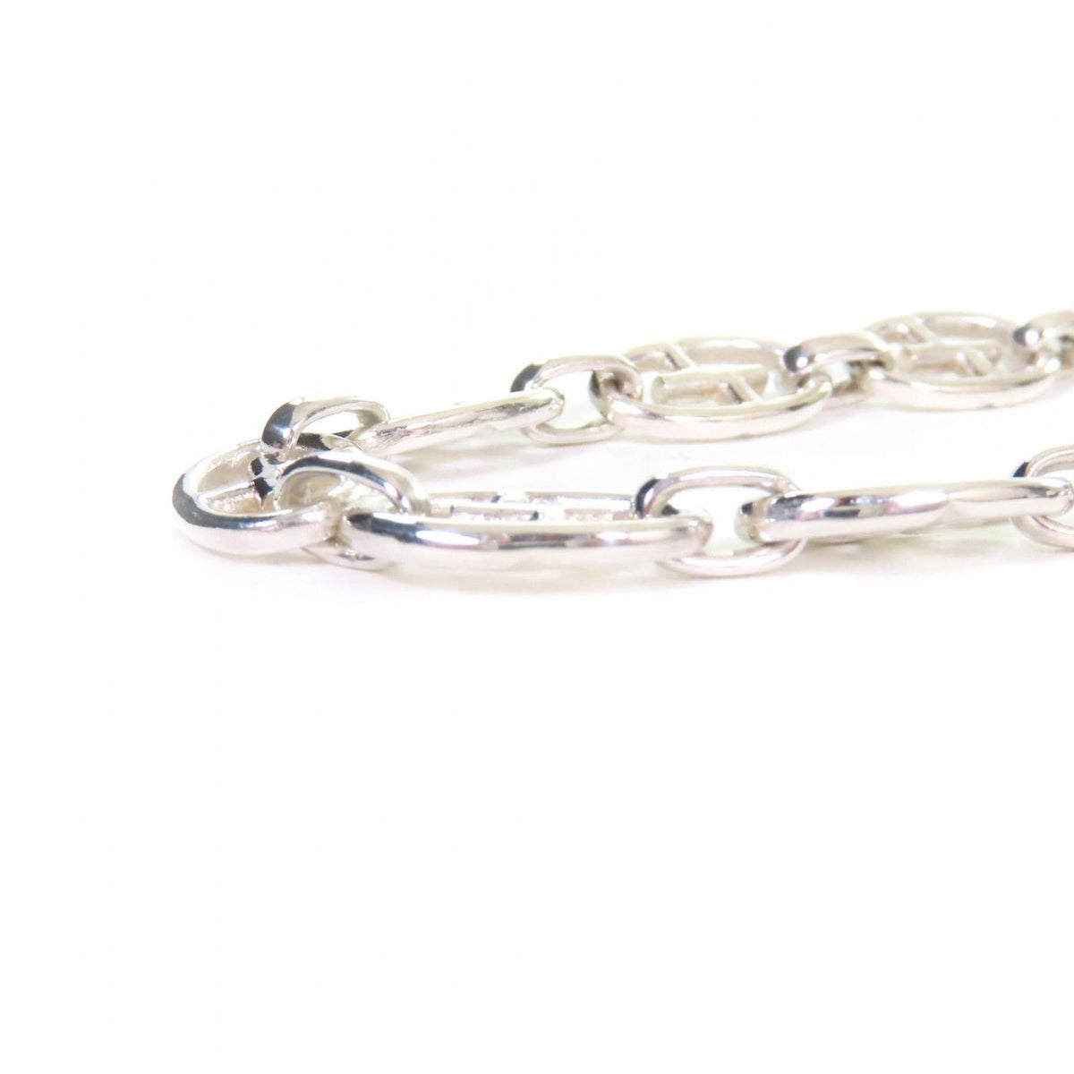 Gucci Vintage 925 Tom Ford Era Double G Anchor Chain Choker Silver Necklace — view 7