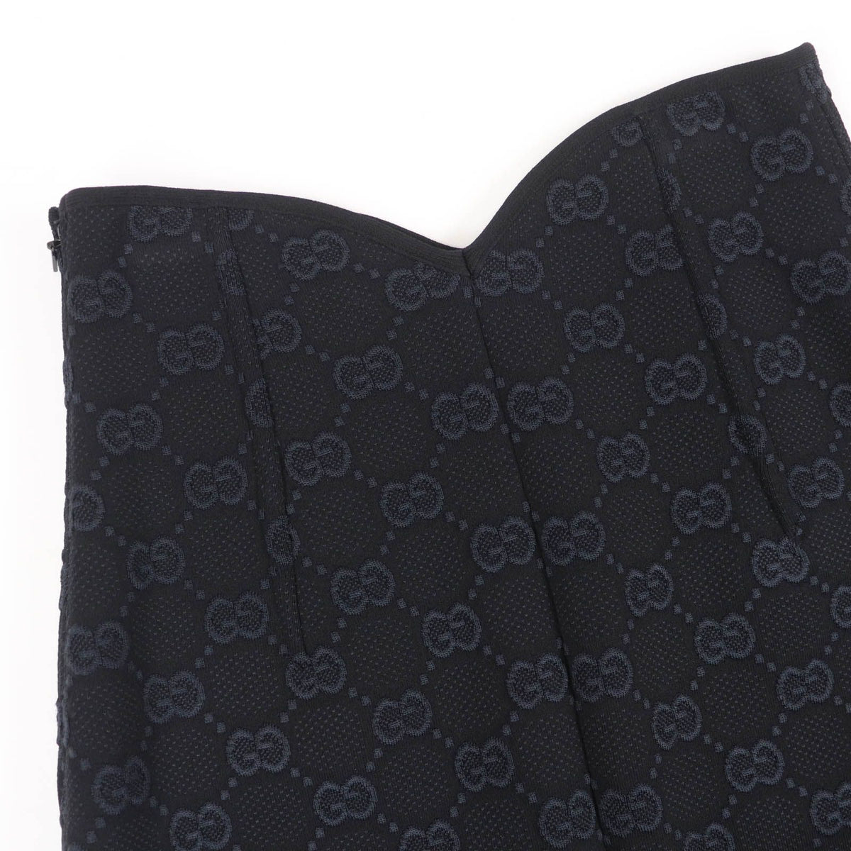 Gucci GG Viscose Crepe Skirt Black XS — view 5