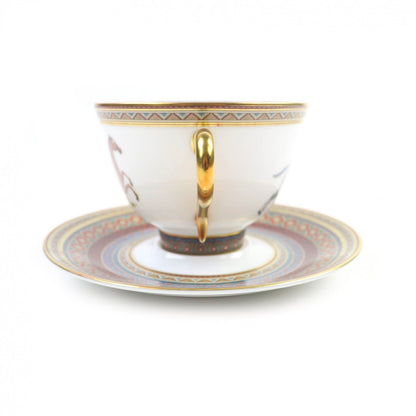 Hermes Chevaldrian Ceramic Horse Motif Tea Cup Saucer 1 Set Tableware Multi — view 4