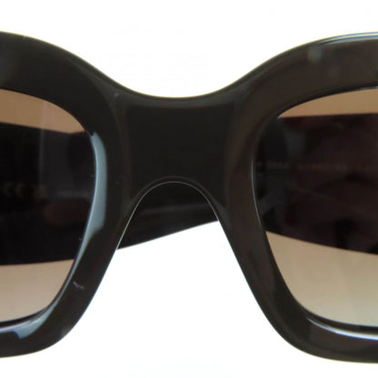 Chanel Rectangle Shape CC Logo Sunglasses Brown Gold Eyewear — view 7