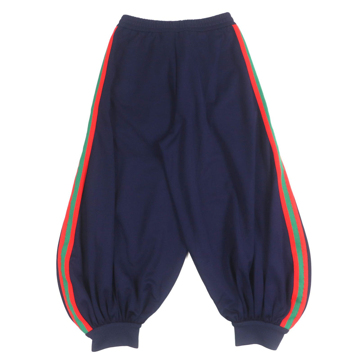 Gucci Web Line Sherry Balloon Technical Jersey Pants Navy XS — view 2