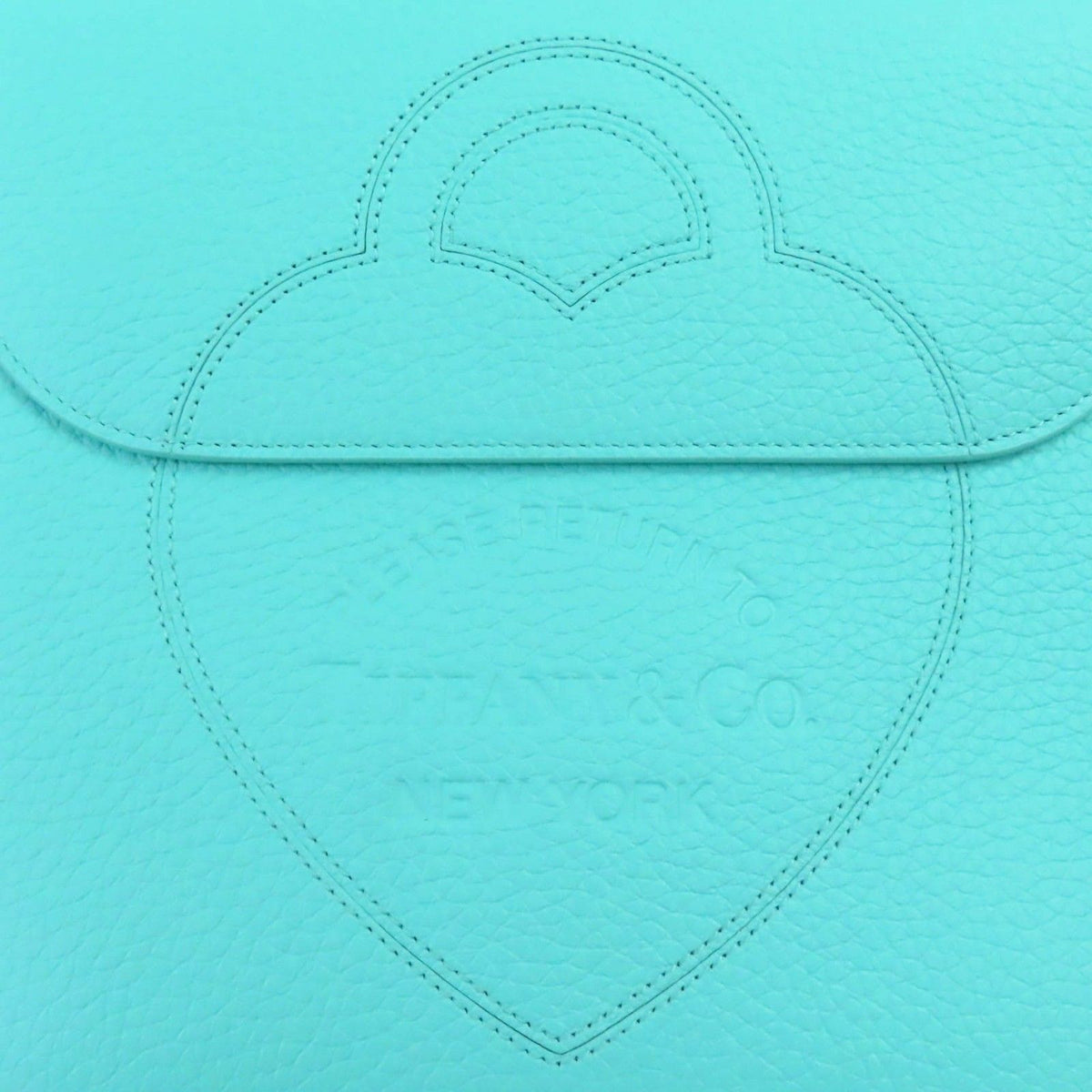 Tiffany & Co Return to Tiffany Leather Pouch Blue — view 6