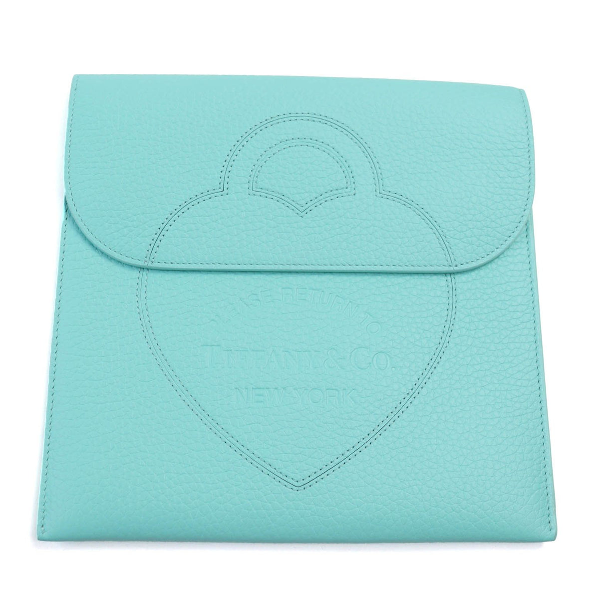 Tiffany & Co Return to Tiffany Leather Pouch Blue