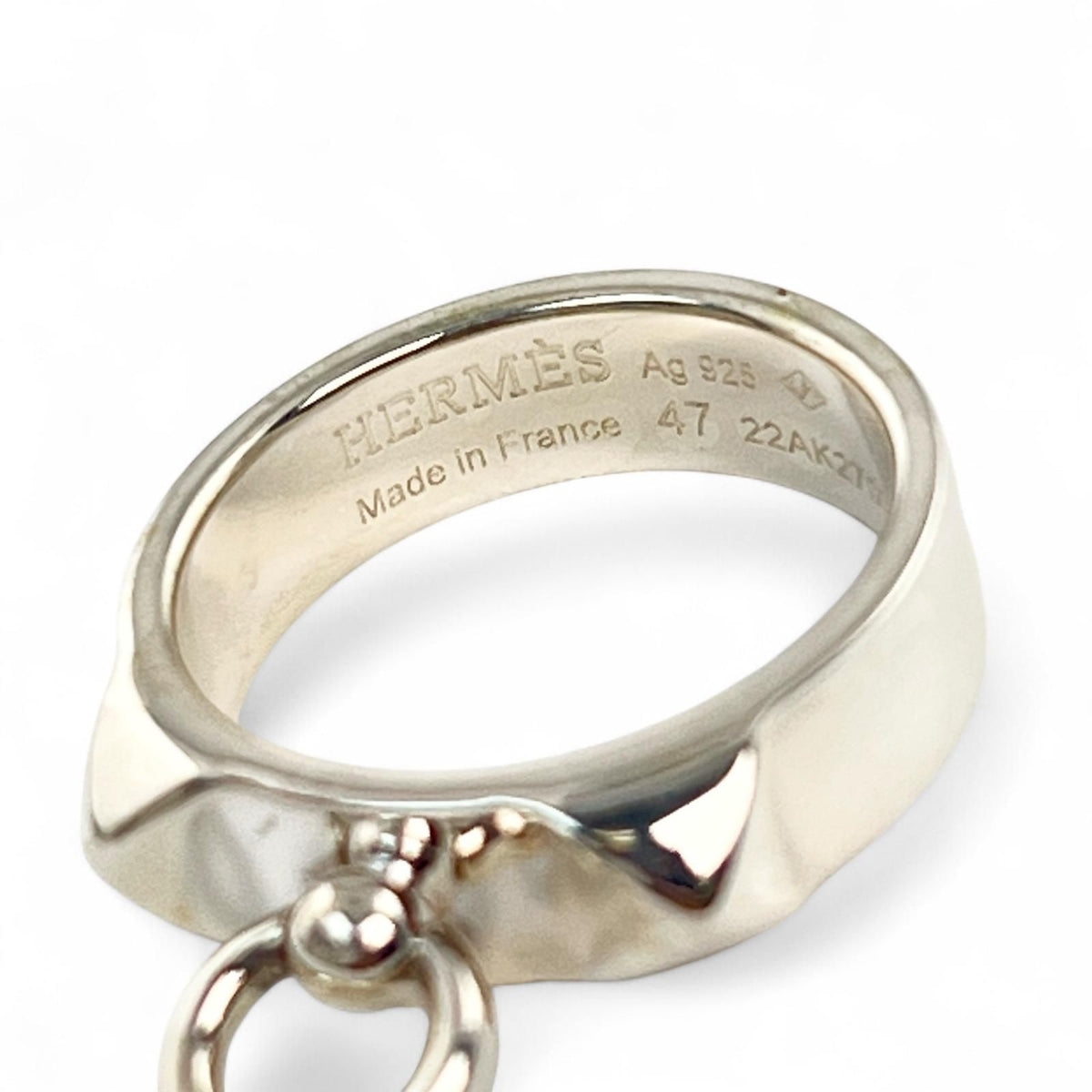 Hermes Collier de Chien Ring Silver — view 4