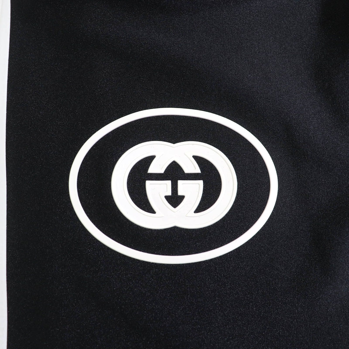 Gucci Interlocking G Cropped Sparkling Long Sleeve Track Top XS — view 5