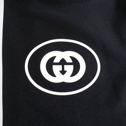 Gucci Interlocking G Cropped Sparkling Long Sleeve Track Top XS — view 5