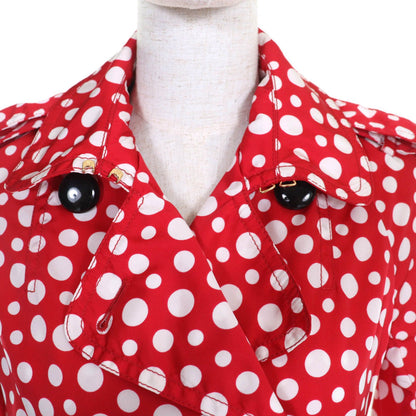 Louis Vuitton x Yayoi Kusama Lining Silk 100% with Belt Dot Pattern Trench Coat — view 4