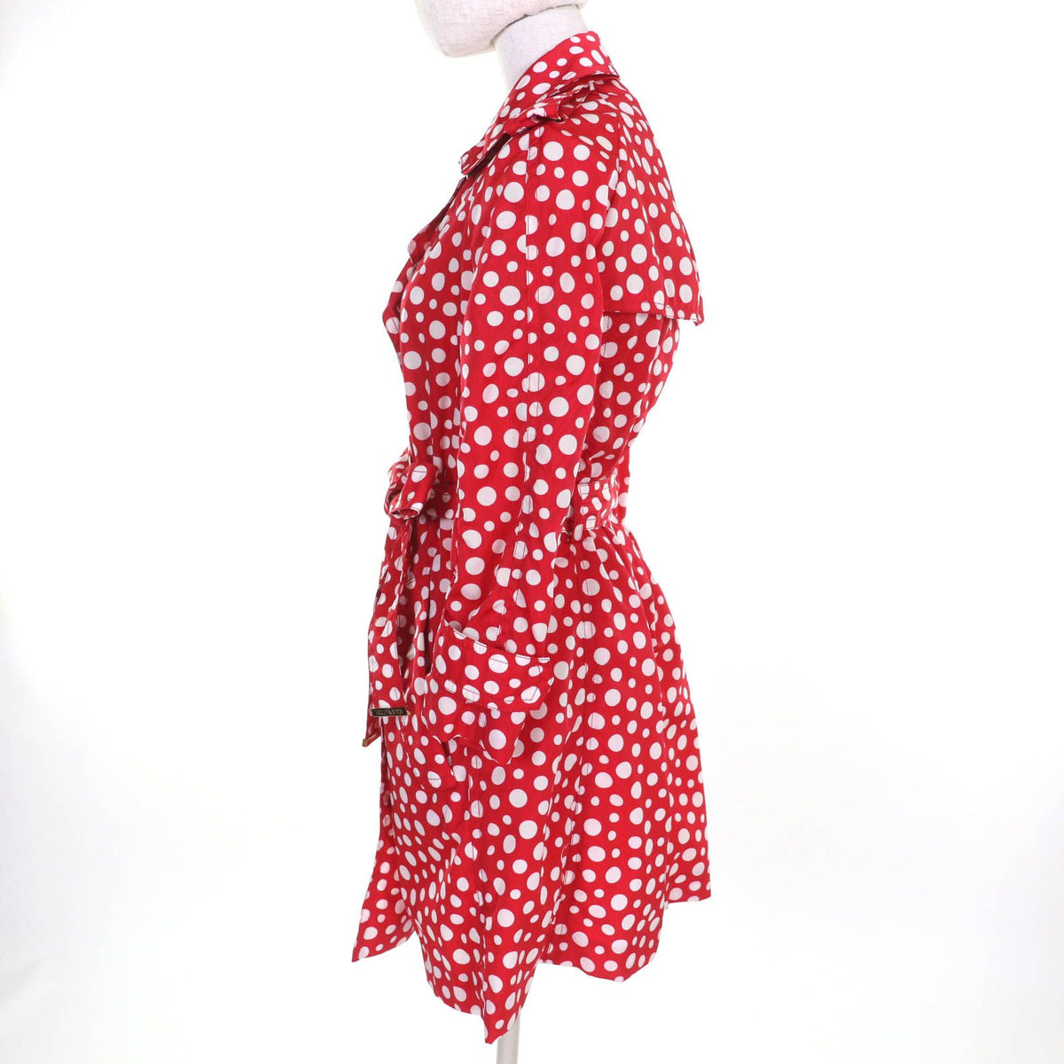 Louis Vuitton x Yayoi Kusama Lining Silk 100% with Belt Dot Pattern Trench Coat — view 2