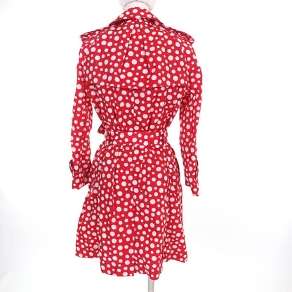 Louis Vuitton x Yayoi Kusama Lining Silk 100% with Belt Dot Pattern Trench Coat — view 3