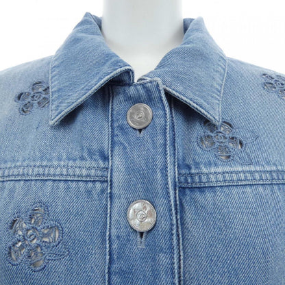 Chanel Denim Jacket Blue — view 6