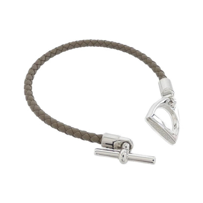 Hermes Etrier Bracelet Silver — view 2