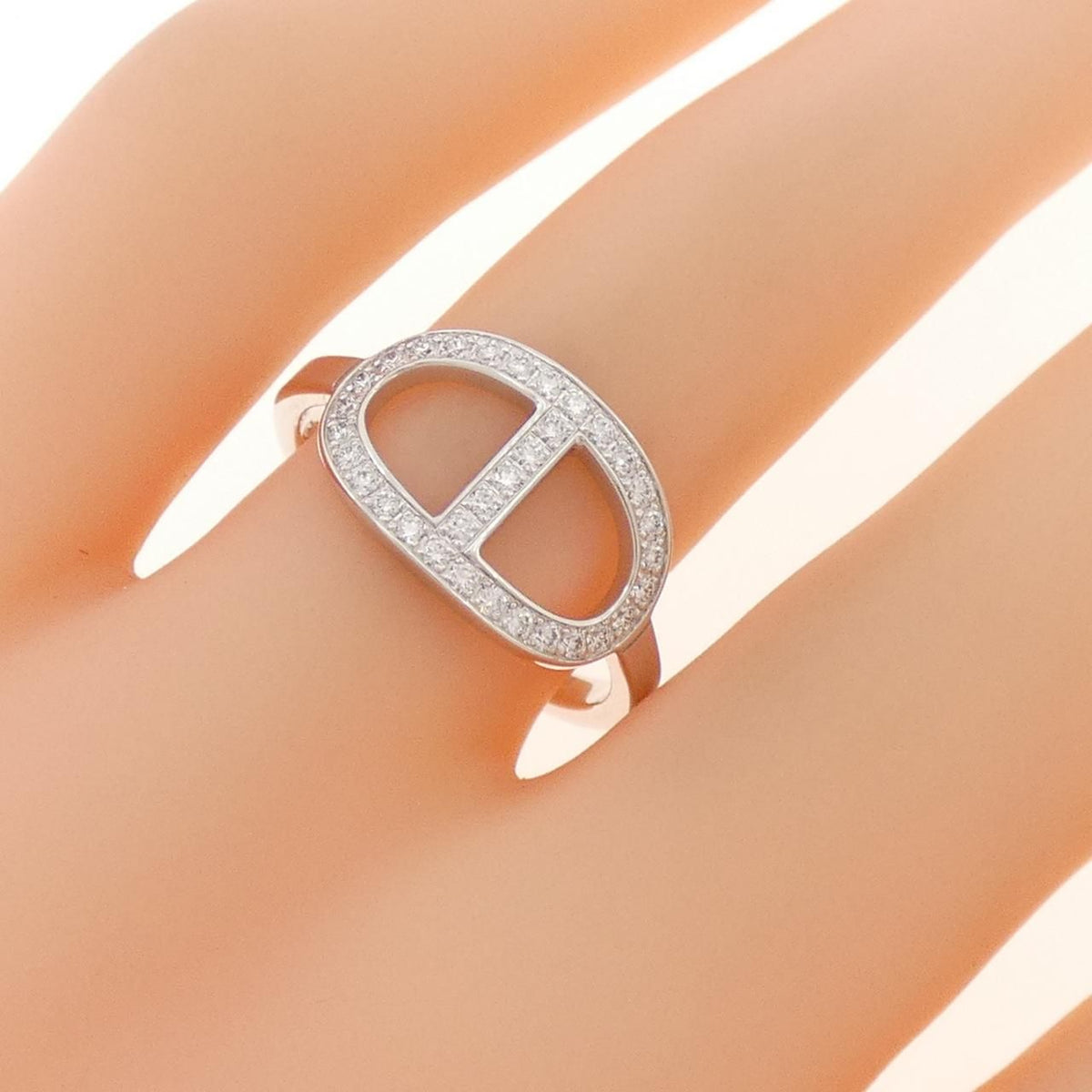 Hermes Chaine D'ancre Contour Ring — view 5