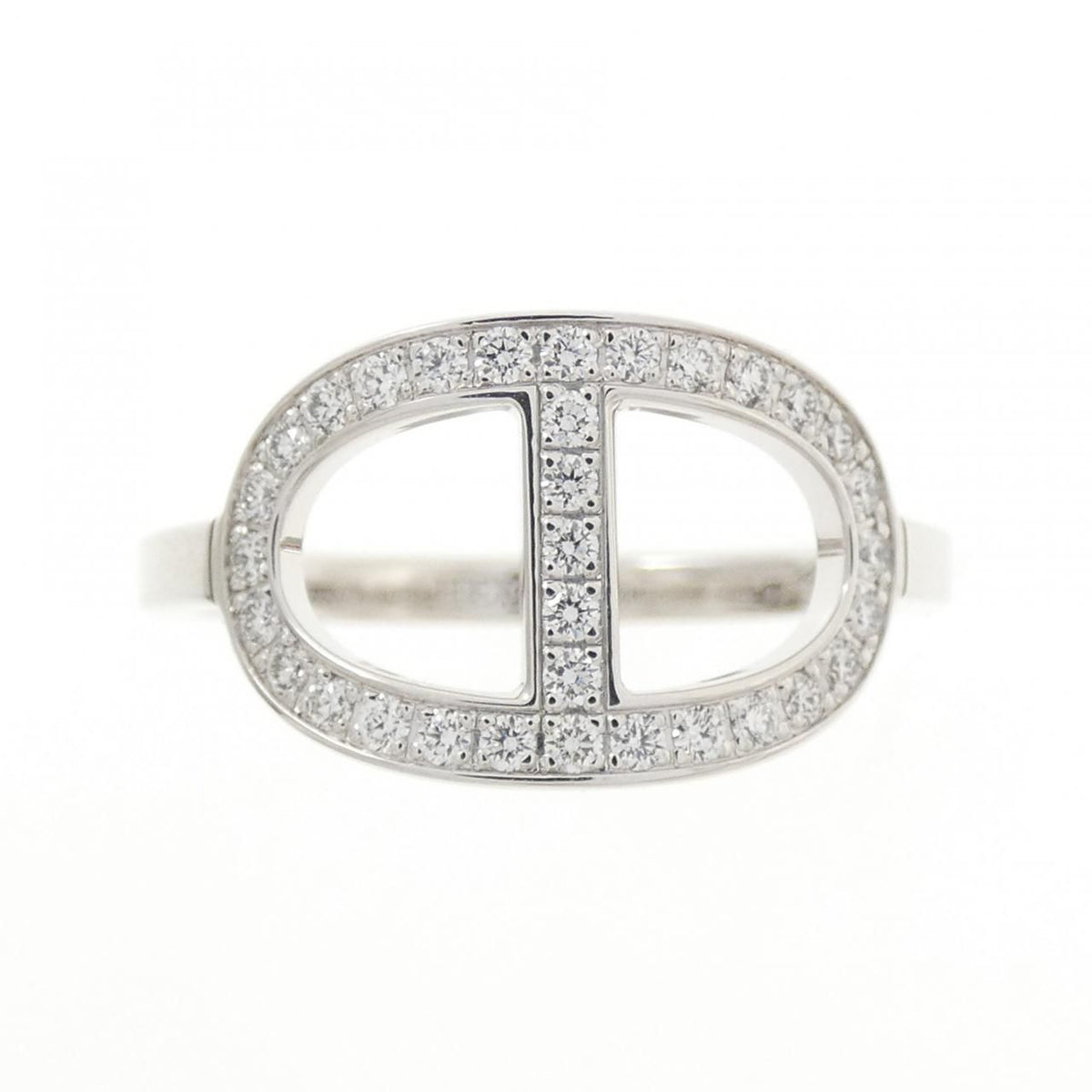 Hermes Chaine D'ancre Contour Ring — view 2
