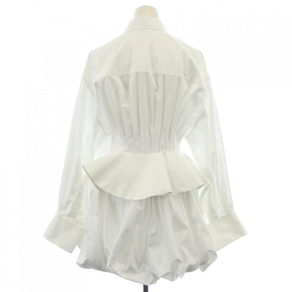 Celine Shirt Dress White — view 2