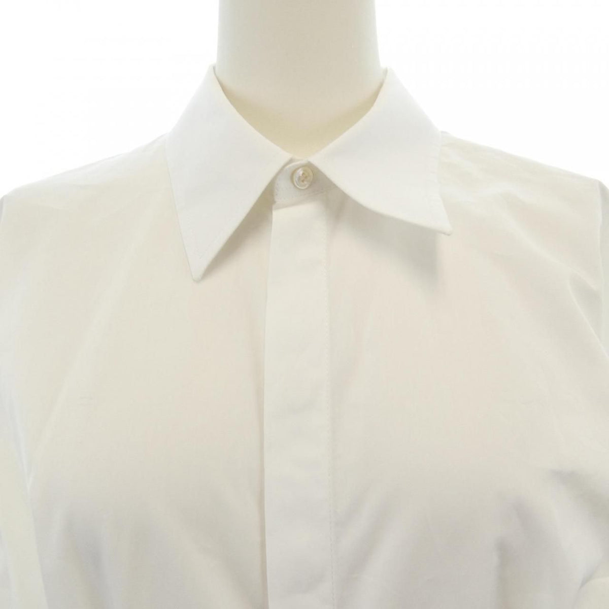 Celine Shirt Dress White — view 5