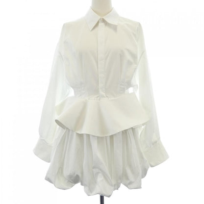 Celine Shirt Dress White