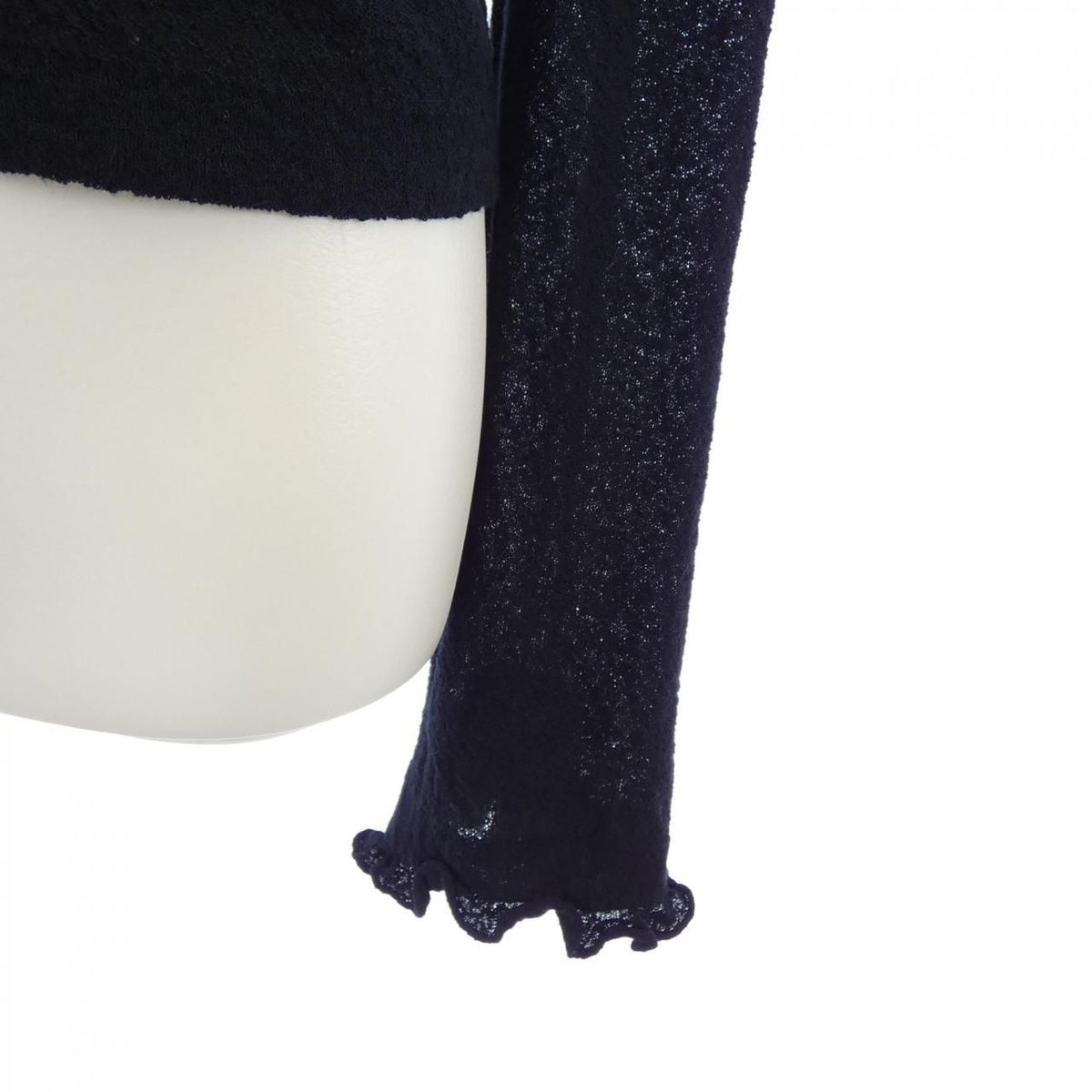 Chanel 25A Cardigan Black — view 7
