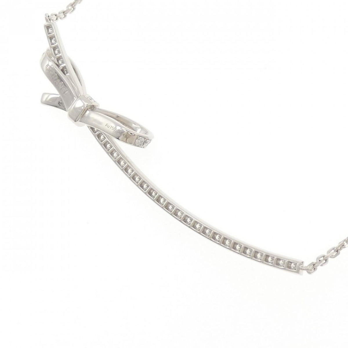 Chanel Ribbon Necklace — view 4