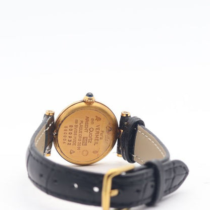 Cartier Must Vendome Black Dial Watch — view 4