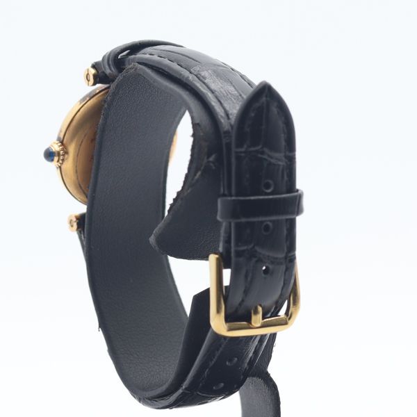Cartier Must Vendome Black Dial Watch — view 3