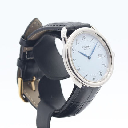 Hermes Arceau Date White Dial Watch — view 2
