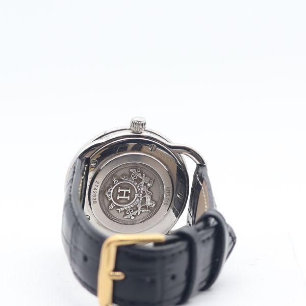 Hermes Arceau Date White Dial Watch — view 4