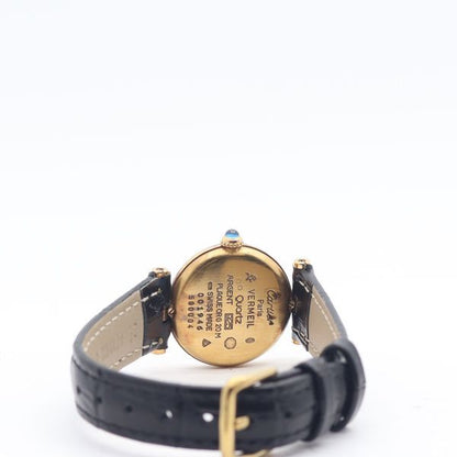 Cartier Must Vendome Black Dial Watch — view 4