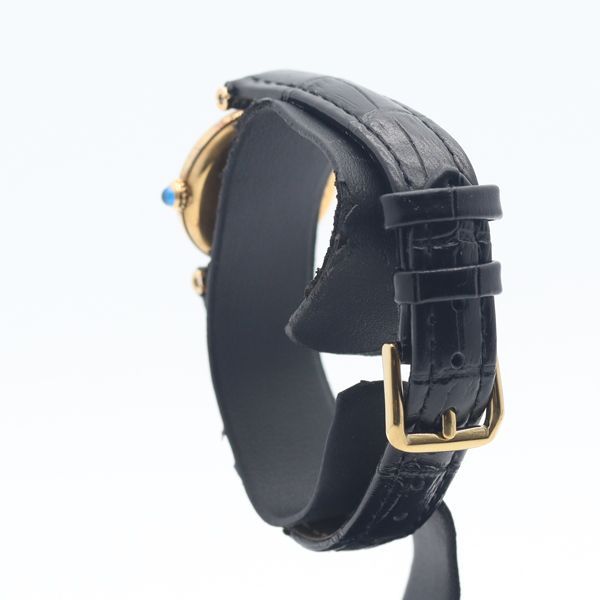 Cartier Must Vendome Black Dial Watch — view 3