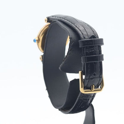 Cartier Must Vendome Black Dial Watch — view 3
