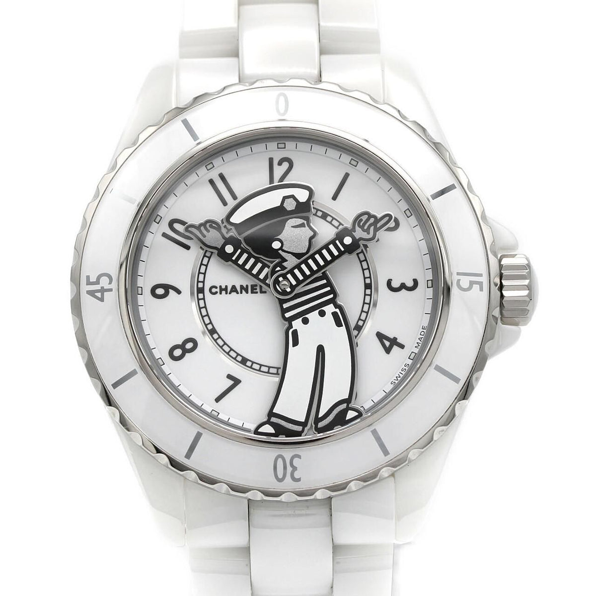 Chanel Mademoiselle 12 la Pauza 38 Ceramic Limited Automatic