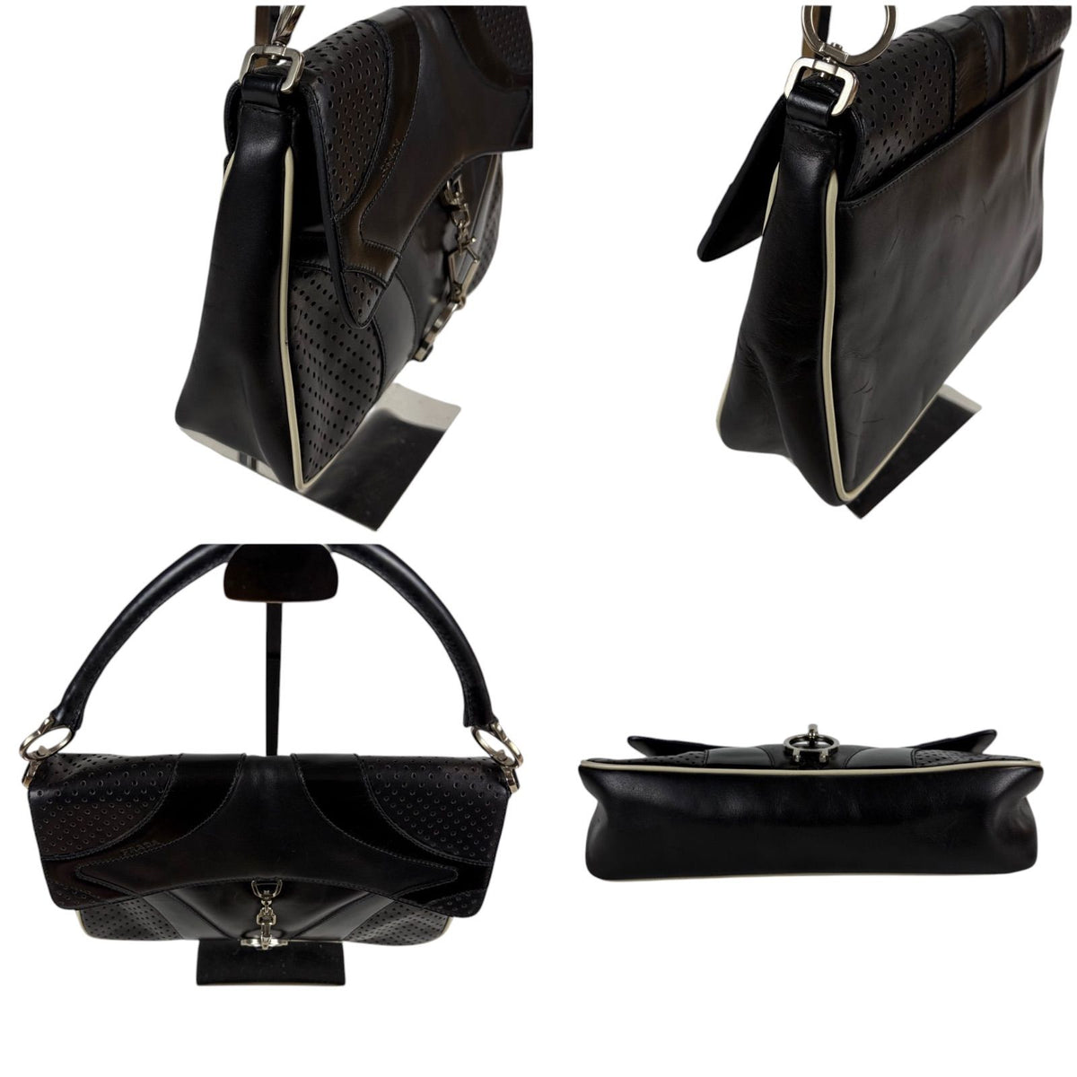 Prada Vitello Drive Hobo Black — view 4