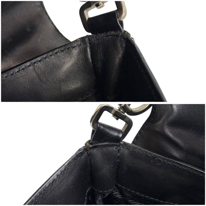 Prada Vitello Drive Hobo Black — view 8
