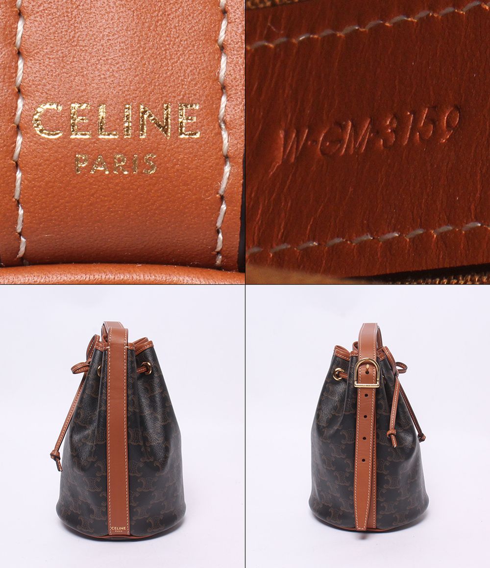 Celine Shoulder Bag Crossbody Drawstring Triomphe — view 4