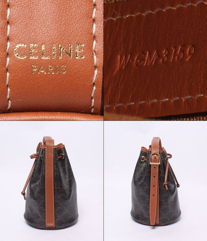 Celine Shoulder Bag Crossbody Drawstring Triomphe — view 4
