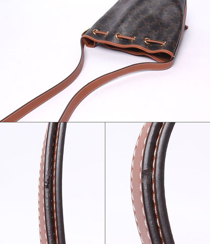 Celine Shoulder Bag Crossbody Drawstring Triomphe — view 6