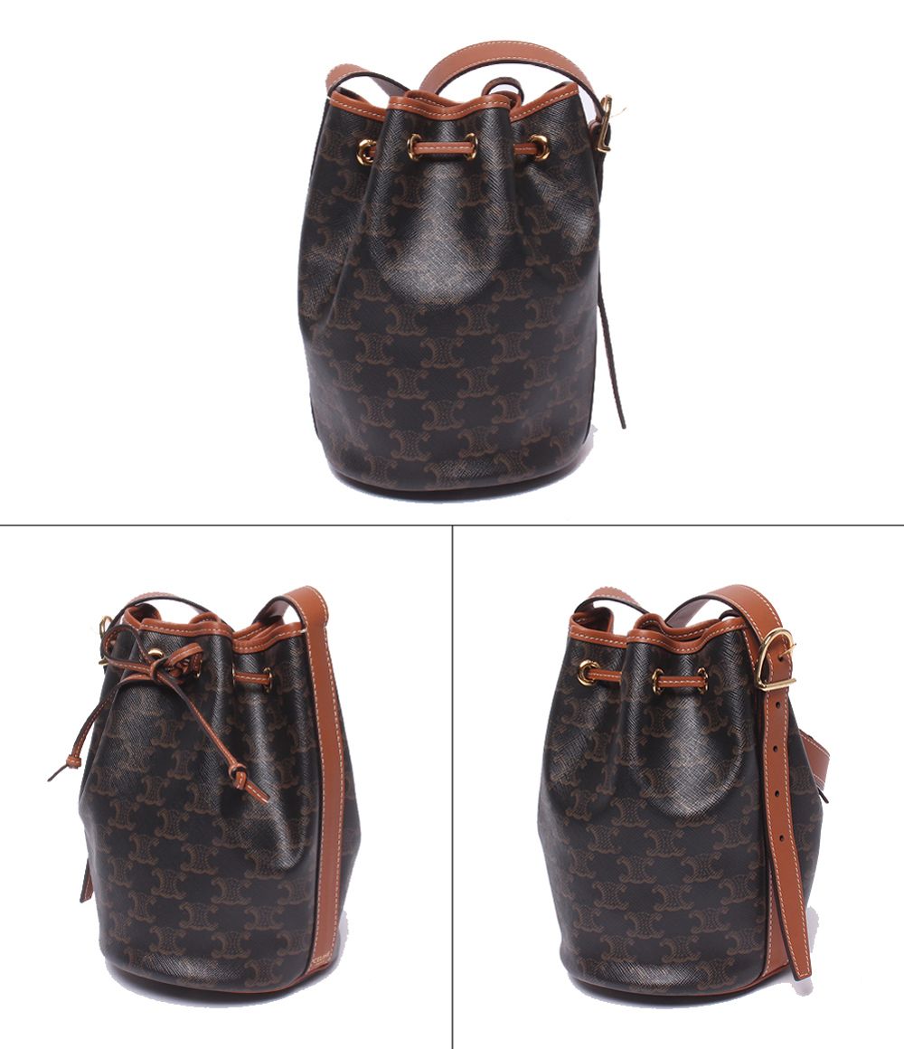 Celine Shoulder Bag Crossbody Drawstring Triomphe — view 2