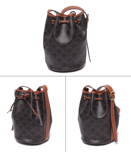 Celine Shoulder Bag Crossbody Drawstring Triomphe — view 2