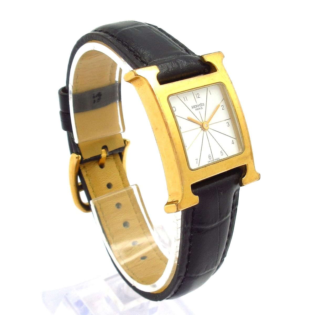 Hermes Watch H Ramsus White — view 3
